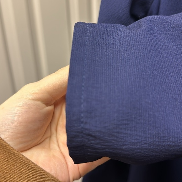 Veiled Collection Noora Textured Three Piece Abaya Set - Night Sky - RARE! 💙 - Picture 3 of 9